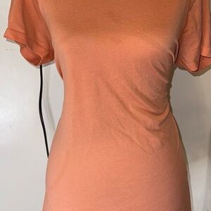 lululemon athletica Short Sleeve Tee in Warm Orange